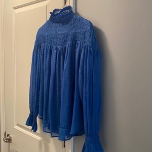 Ann Taylor size medium blue blouse